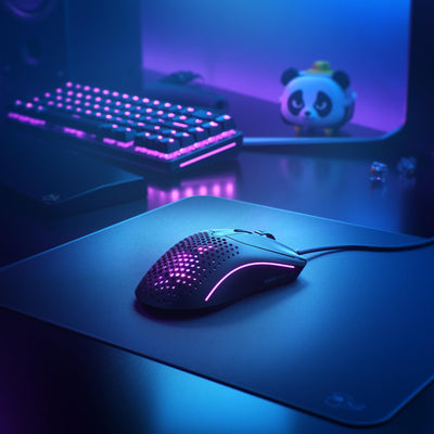 Glorious Gaming Model O 2 Wired Gaming Mouse – ultraleichte 59 g, FPS, 26.000 DPI, Motion-Sync, auf 80 Mio. Klicks ausgelegte Schalter, 6 programmierbare Tasten, beidhändig, RGB, PTFE-Füße – Schwarz