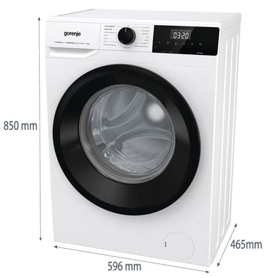 Gorenje WNHEI 74 SAPS/DE Waschmaschine mit Dampffunktion, 7kg Fassungvermögen, EEK: A, Inverter PowerDrive Motor, 1400 U/min, 15 Programme, Steam Tech, AquaStop, Kindersicherung, weiß