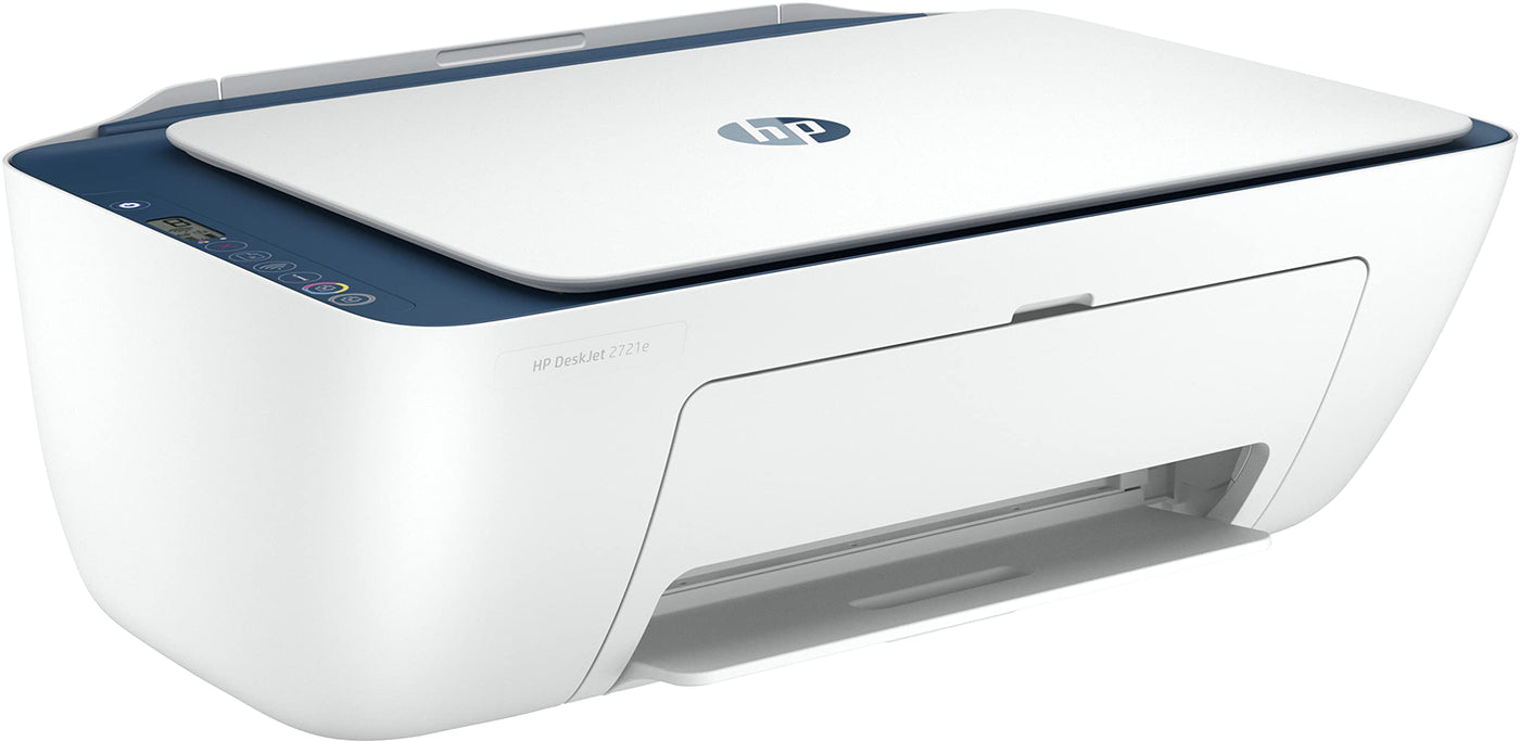 Imprimante multifonction HP DeskJet 2721e, 6 mois d'impression gratuite avec HP Instant Ink inclus, imprimante, scanner, copieur, WLAN