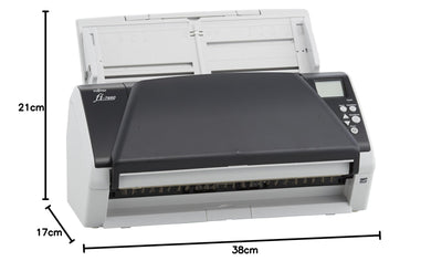 Fujitsu FI-7480 Scanner A3 USB 3.0 80 ppm/ 160 ipm 300Dpi, A4L ADF for up to 100 Sheets 80G/m², Supports Scanning A3 Format Doc