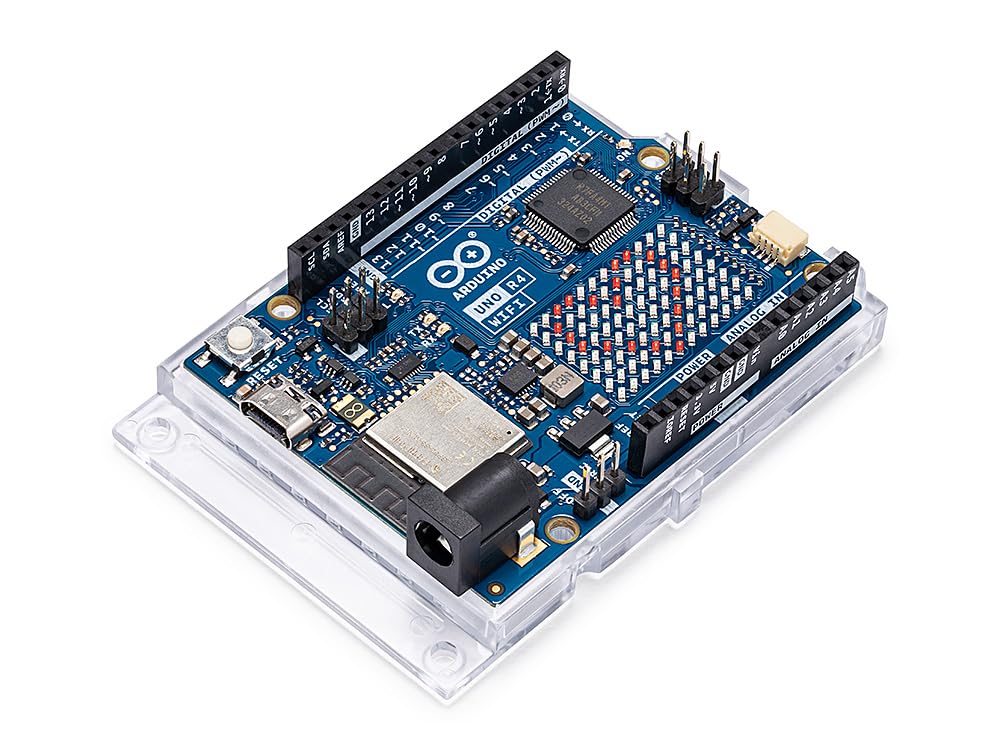 Arduino UNO R4 WiFi [ABX00087] – Renesas RA4M1 / ESP32-S3 – WLAN, Bluetooth, USB-C, CAN, DAC, OP AMP, Qwiic-Anschluss, 12x8 LED-Matrix