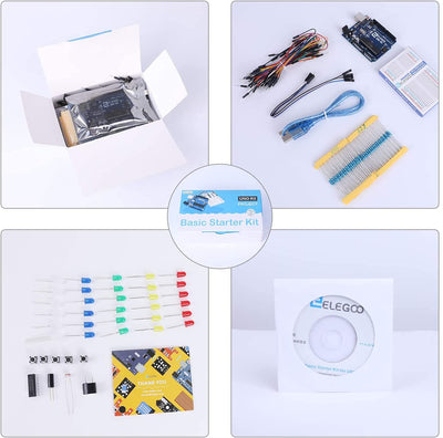 ELEGOO Basic Starter Kit Deutsch mit R3 Mikrocontroller Board