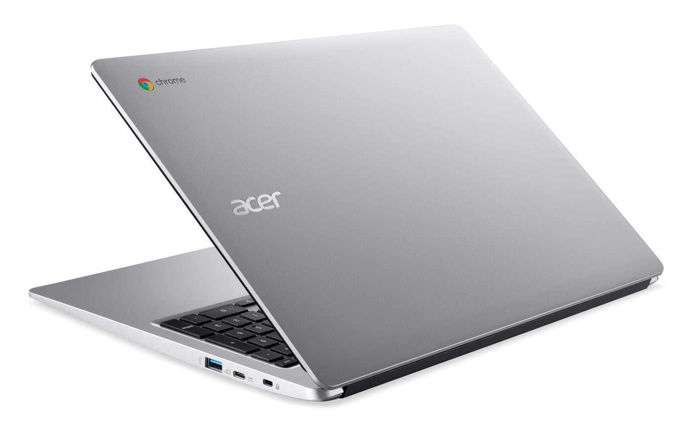 Acer Chromebook 315 (CB315-3H-C0AY) -Laptop | 15,6-Zoll-FHD-Bildschirm | Intel Celeron N4120 | 4 GB RAM | 128 GB eMMC | Intel UHD Graphics 600 | Google ChromeOS | Silber | QWERTZ-Layout