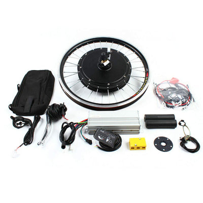 Bathrena Elektrofahrrad Umbausatz 20 Zoll E-Bike Conversion Kit 36V/48V Elektrofahrrad Vorderrad/Hinterrad Motor (48V 1000W Vorderrad)