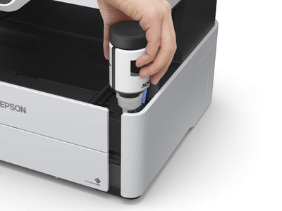 Epson EcoTank ET-M2170 nachfüllbarer 3-in-1-Schwarzweißdrucker (Scanner, Kopierer, DIN A4, Duplex, USB 2.0, Wi-Fi, Ethernet) großer Tintenbehälter, hohe Reichweite, niedrige Seitenkosten