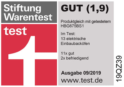 Bosch HBG675BB1 Serie 8 Einbau-Backofen, 60 x 60 cm, Made in Germany, Pyrolyse Selbstreinigung, AutoPilot 10 Automatikprogramme, 4D Heißluft Backen auf 4 Ebenen, TFT-Touchdisplay, Schnellaufheizung