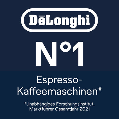 De'Longhi Magnifica Start ECAM222.20.B, Kaffeevollautomat mit Milchaufschäumdüse, für Cappuccino, mit Espresso-Direktwahltase und 2x Espresso Funktion, 13-stufiges Kegelmahlwerk, 1450 W, Schwarz