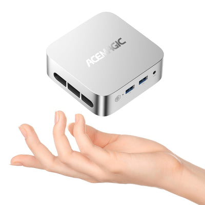 ACEMAGICIAN V1 Mini PC W11 Pro,Ιntel Alder Lake-N97(Bis zu 3,6 GHz),16 GB DDR4 1TB SSD Micro Desktop Computer Für Business/Office/Multimedia|4K HDMI+DP|USB3.2