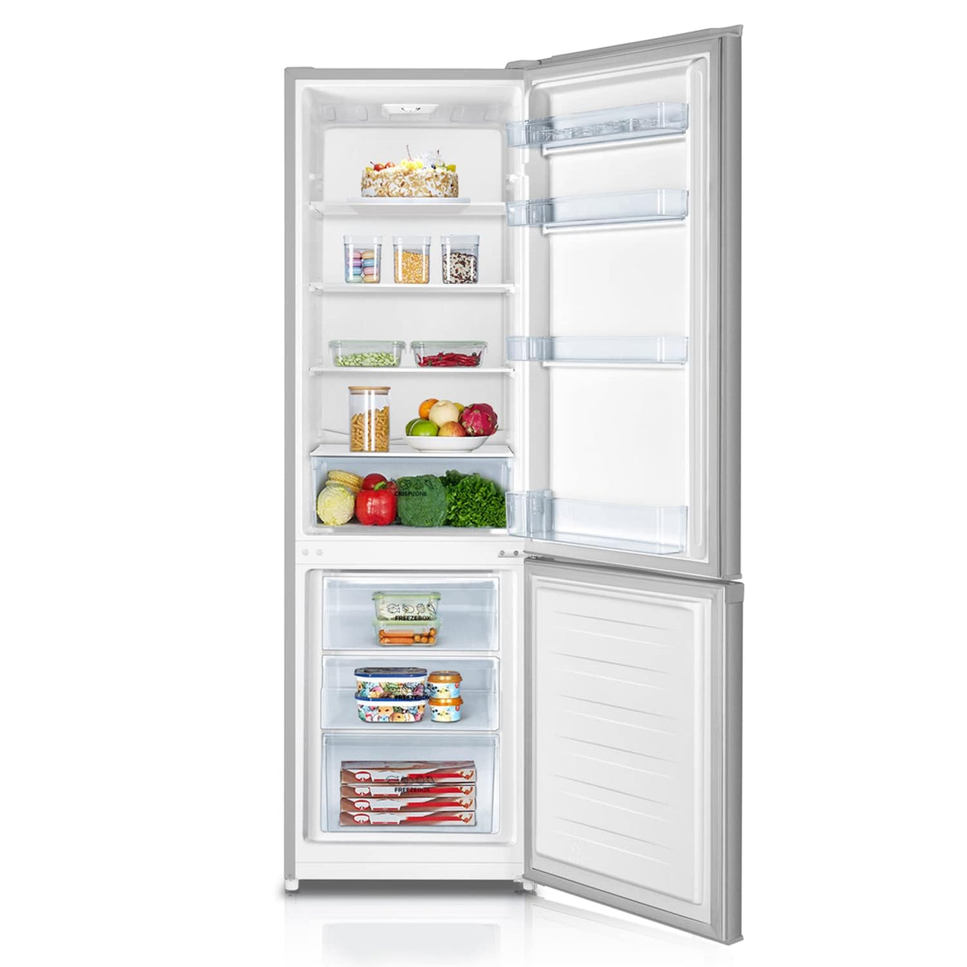 Gorenje RK 4182 PS4 Kühl-Gefrier-Kombination/ Höhe 180 cm/ Kühlen 198 L/ Gefrieren 66 L/ LED Beleuchtung, Edelstahl- Look