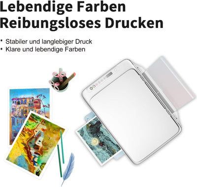 ANKINK Kompatibel Tintenpatrone Druckerpatronen als Ersatz für Epson 603XL für Patrone 603 XL für WF-2820DWF WF-2830DWF WF-2840DWF XP-2100 XP-2150 XP-3100 XP-3150 XP-4100 XP-4150 Schwarz Farbe 10 Pack