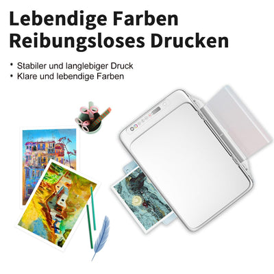 ANKINK Kompatibel Tintenpatrone Druckerpatronen als Ersatz für Epson 603XL für Patrone 603 XL für WF-2820DWF WF-2830DWF WF-2840DWF XP-2100 XP-2150 XP-3100 XP-3150 XP-4100 XP-4150 Schwarz Farbe 10 Pack