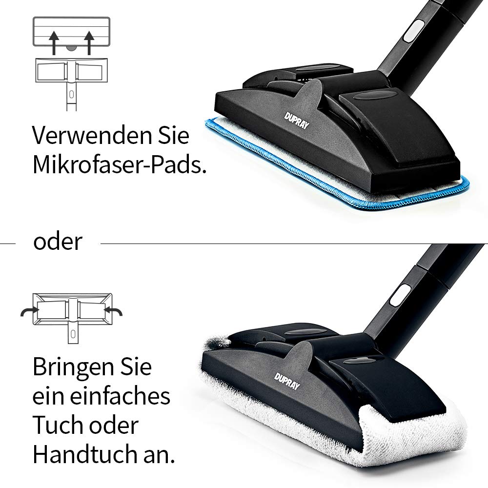 Dupray Neat Dampfreiniger, multifunktional, für zu Hause: Böden, Möbel, Autos und mehr (Steam Cleaner EU Plug)