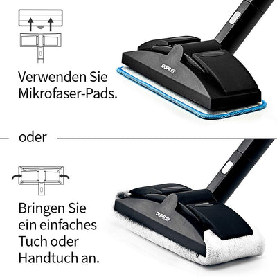 Dupray Neat Dampfreiniger, multifunktional, für zu Hause: Böden, Möbel, Autos und mehr (Steam Cleaner EU Plug)