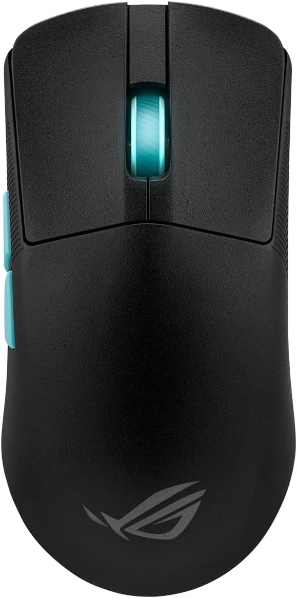 ASUS ROG Harpe Ace Aim Lab Edition RGB Gaming Maus (wireless, 2,4 GHz RF, Bluetooth, USB, optischer ROG AimPoint-Sensor 36.000 dpi, ROG Micro Switches, fünf programmierbare Tasten, Synergieprofil)