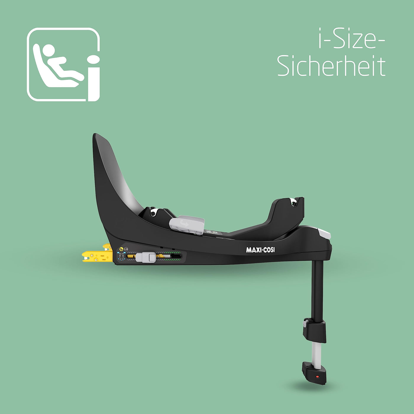 Maxi-Cosi FamilyFix 360 i-Size Basis, Drehbares Autositzsystem, ISOFIX station 360 grad, 0–4 Jahre (40–105 cm), FlexiSpin-Drehung mit nur einer Hand, TravelSafe Rotation Control, Click & Go, Schwarz