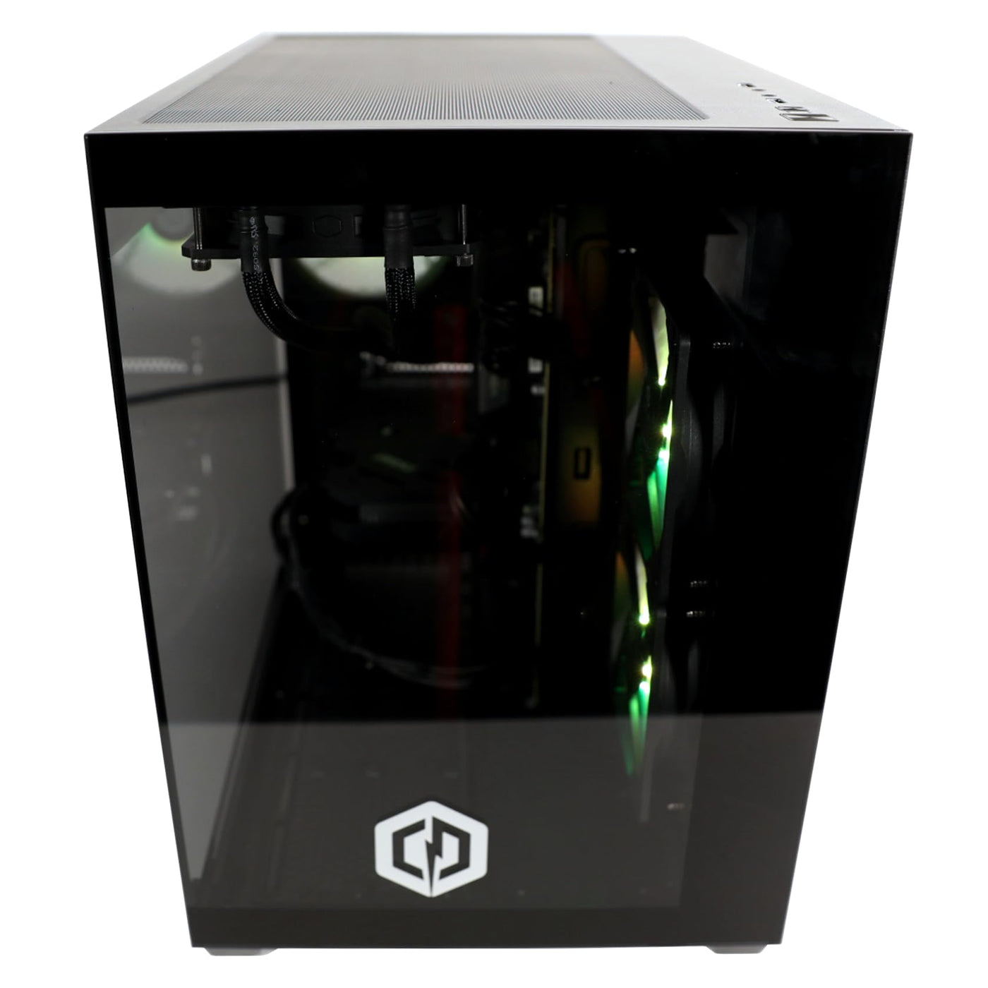 CYBERPOWERPC Luxe Gaming PC - Intel Core i7-12700KF, Nvidia RTX 4070 12GB, 32GB RAM, 1TB NVMe SSD, 650W PSU, Wasserkühlung, Windows 11, Ark RGB