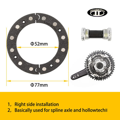 YOSE Power PAS-Sensor für Hollowtech2 / Octalink für E-Bike Elektrofahrrad Umbauzubehör