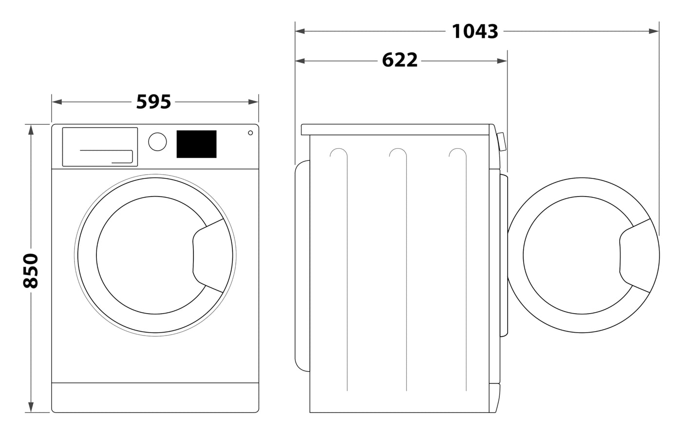 Bauknecht WM Elite 9AA Waschmaschine/ 9 kg/ 1400 U/min/Energieeffizienzklasse A/ActiveCareColor+/ A-20%/ SteamHygiene-Antivirus/SteamRefresh/Stop&Add-Nachlegefunktion/Volle Ladung 45Min.