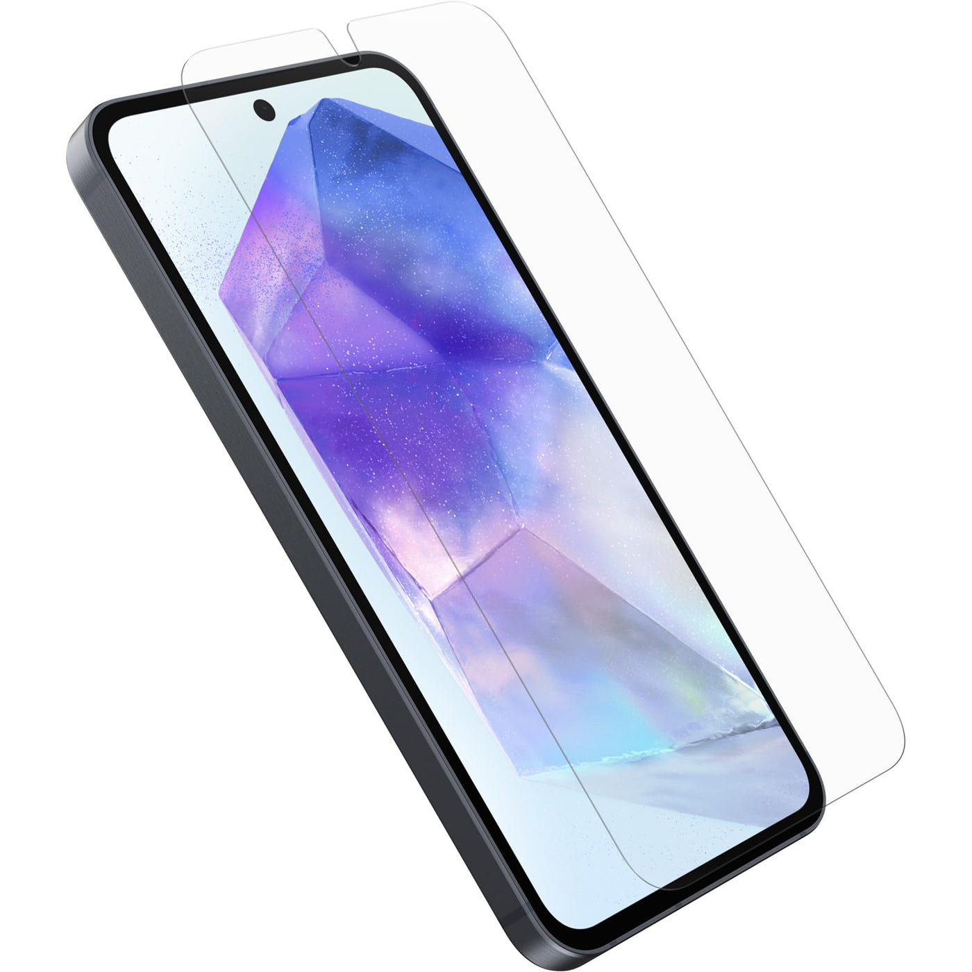 OtterBox Glass Displayschutz für Samsung Galaxy A55 5G, gehärtetes Glas, Schutz vor Brüchen, Kratzern und Stürzen - Keine Einzelhandelsverpackung