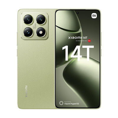 Xiaomi 14T, 5G Smartphone, 12+256GB Handy ohne Vertrag, 144Hz 6.67'' AI Display, Leica Kamera, MediaTek Dimensity 8300-Ultra, 5000mAh, 67W HyperCharge, Dual-SIM, Lemon Green