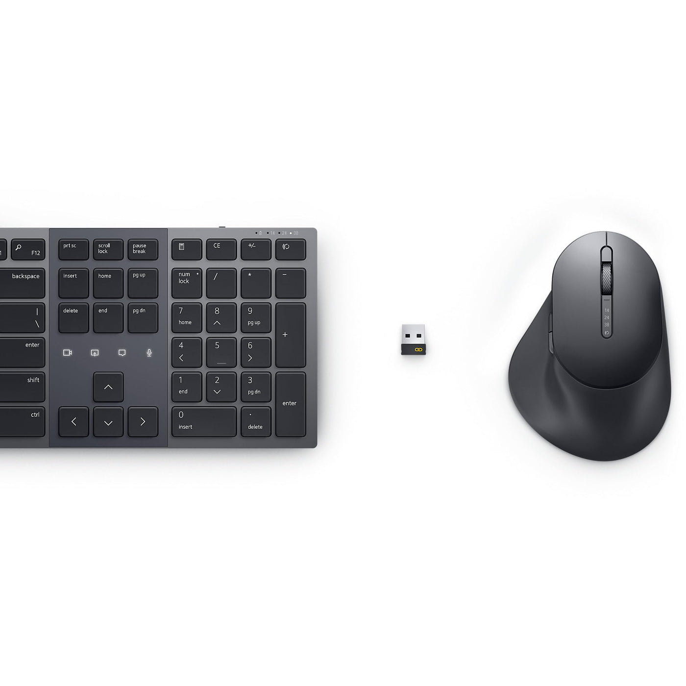 Dell Premier-Tastatur und Premier-Maus als Set – KM900 - Tastatur US (QWERTZ)