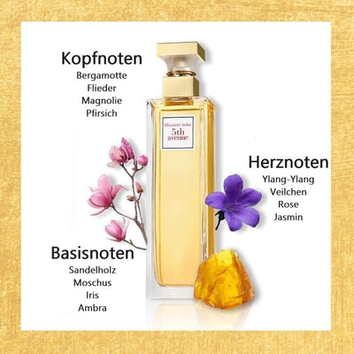 Elizabeth Arden - 5th Avenue, Eau de Parfüm, Parfümspray für Damen, elegant und luxuriös mit blumigen Noten von rosa Magnolie, Veilchen und Bernstein, frisches und leichtes Aroma - 125 ml