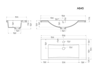 emotion Badmöbel Mars 800 Slimline Beton