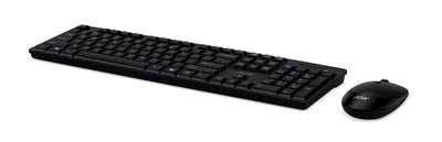 Acer Wireless Tastatur & Maus Kit (Combo 100) (kabellose Tastatur mit Nummernblock + Maus, schlichtes und schickes Design) schwarz