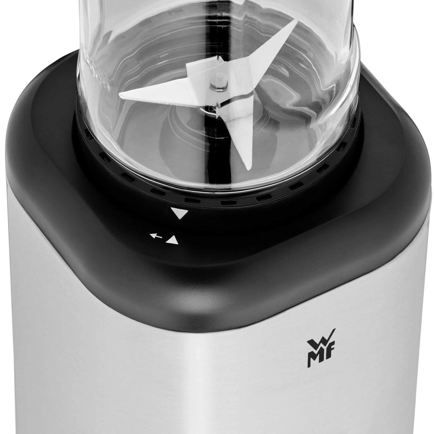 WMF Kult X Mix & Go Mini Smoothie Maker, Standmixer, Blender elektrisch, Shake Mixer 300 Watt, Tritan-Kunststoff Flasche