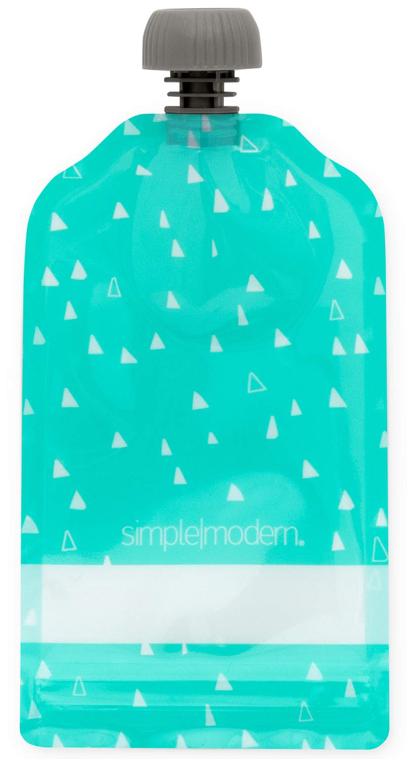 SIMPLE MODERN BabyNahrungspackung | 10erPack Wiederverwendbare und nachfüllbare Quetschbeutel BPAfrei | Joey Sammlung | 148ml | Assortment 1