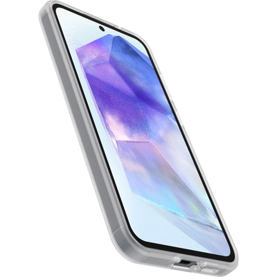 OtterBox Sleek Hülle für Samsung Galaxy A55 5G, stoßfest, sturzsicher, ultraschlank, schützende Hülle, Getestet nach Militärstandard, Stardust - Keine Einzelhandelsverpackung