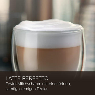 Saeco GranAroma Kaffeevollautomat – 14 Kaffeespezialitäten, Intuitives Farbdisplay, 4 Benutzerprofile, Keramikmahlwerk, ‎1500 Watt (SM6580/10)