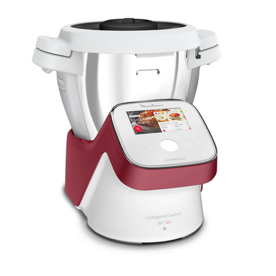 Moulinex Multifunktionale Küchenmaschine I-Companion Touch XL, Leistung 1550 W, Fassungsvermögen 4,5 l, Temperatur von 30 bis 150 °C, 14 automatische Programme und 5 spezielle Zubehörteile, HF9345