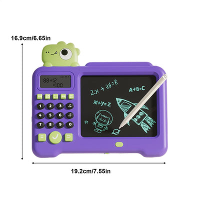 Handschriftspielzeug für Kinder,Elektrisches Lernspielzeug für Kleinkinder,LCD-Zeichen- und Schreibtablett 2-in-1-Elektrospielzeug - Löschbarer Zeichenblock National Learning Doodle Board Lernspielzeu