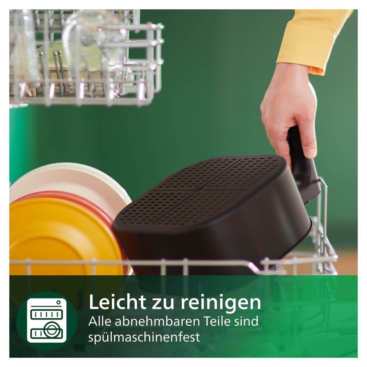 Philips Airfryer 5000-Serie XXL, 7,2L (1,4Kg) - 6 Portionen, 16-in-1 Airfryer, Wifi verbunden, 90% weniger Fett mit Rapid Air Technologie, HomeID App. Weiß (HD9285/00)