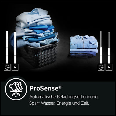 AEG L7WBA60680 Waschtrockner / DualSense - schonende Pflege / 8 kg Waschen / 5 kg Trocknen / D / energiesparend / Mengenautomatik / Nachlegefunktion / ProSteam - Auffrischfunktion / 1600 U/min