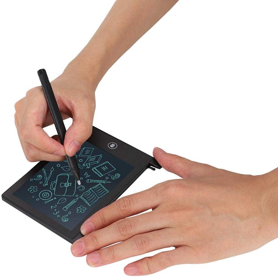 4,5-Zoll-LCD-Schreibtafel, ultradünne Handschrift-Tablette Writing Drawing Notebook LCD-Panel Portable für Kinder Kinder(Schwarz)