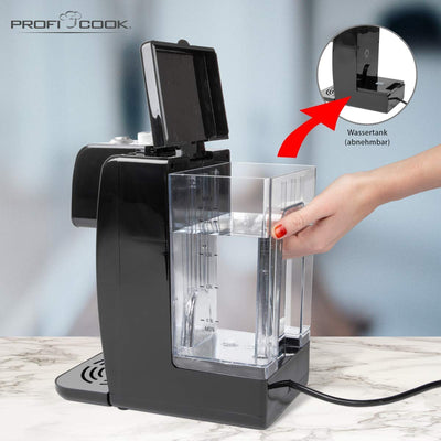 ProfiCook® Heißwasserspender | heißes Wasser in 3 Sekunden | Wasserkocher | 2,2 Liter Fassungsvermögen | kochendes Wasser auf Knopfdruck | Edelstahlgehäuse | Edelstahlanzeige | 2600 Watt | PC-HWS 1168