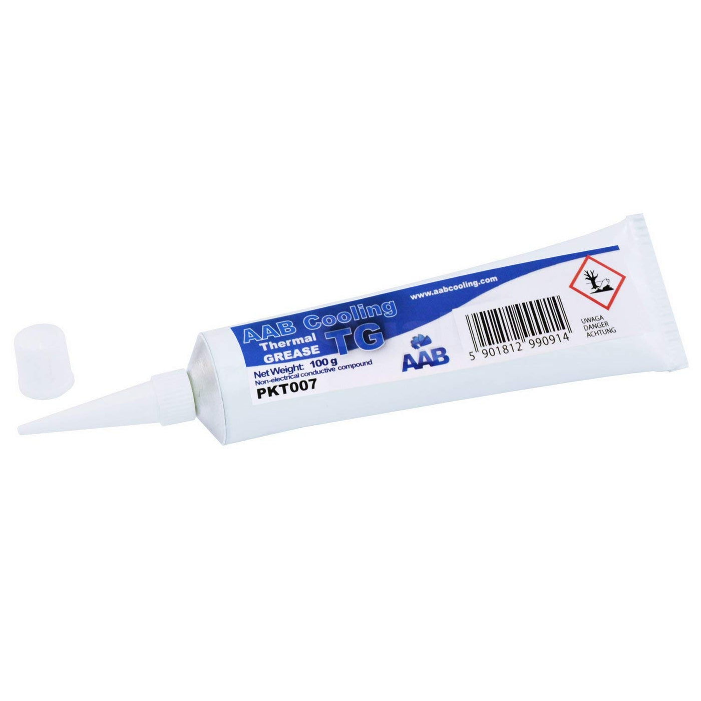 AABCOOLING Thermal Grease 100g - Wärmeleitpaste Weiß - Mit Hoher Wärmeleitfähigkeit für Alle CPU-PC Kühler-Lüfter Prozessor, Wasserkühlung, Niedriger Thermischer Wiederstand, Wärmeleitpad 1.5 W/mK