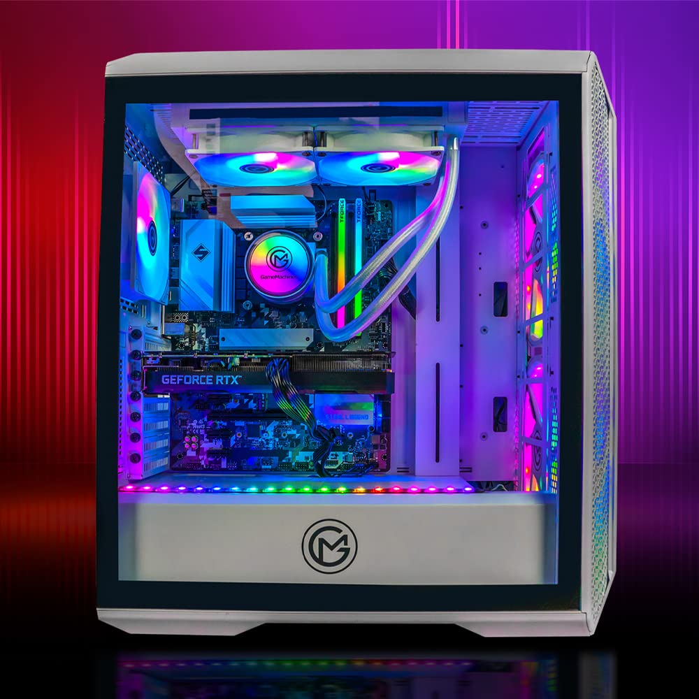 GameMachines Cyclon Snow Edition - Gaming PC - Intel® Core™ i7 14700KF - Wasserkühlung - NVIDIA GeForce RTX 4060-1000GB M.2 SSD - 32GB RGB DDR4 - WLAN - Windows 11 Pro