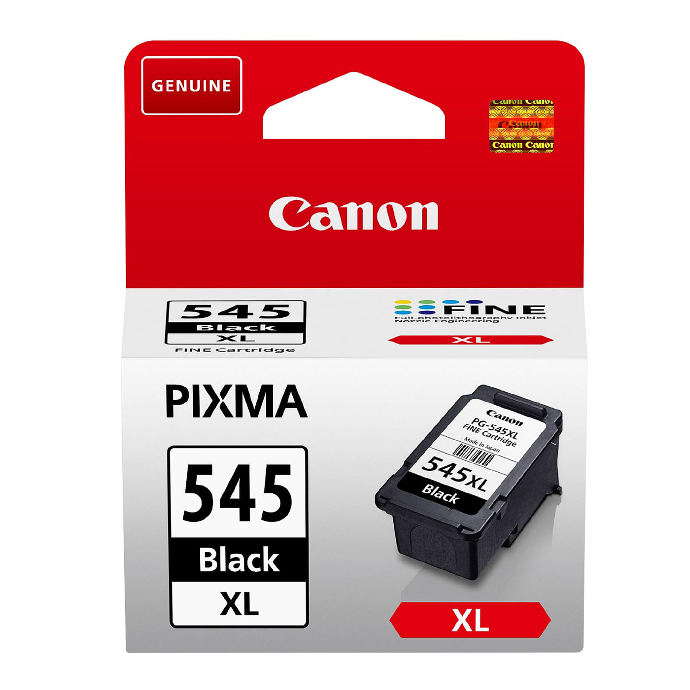 Canon Tinte - PG-545XL Original Tinte Schwarz mit hoher Reichweite - Druckt bis zu 400 A4-Seiten (1 x Patrone) - Kompatibel PIXMA Druckern