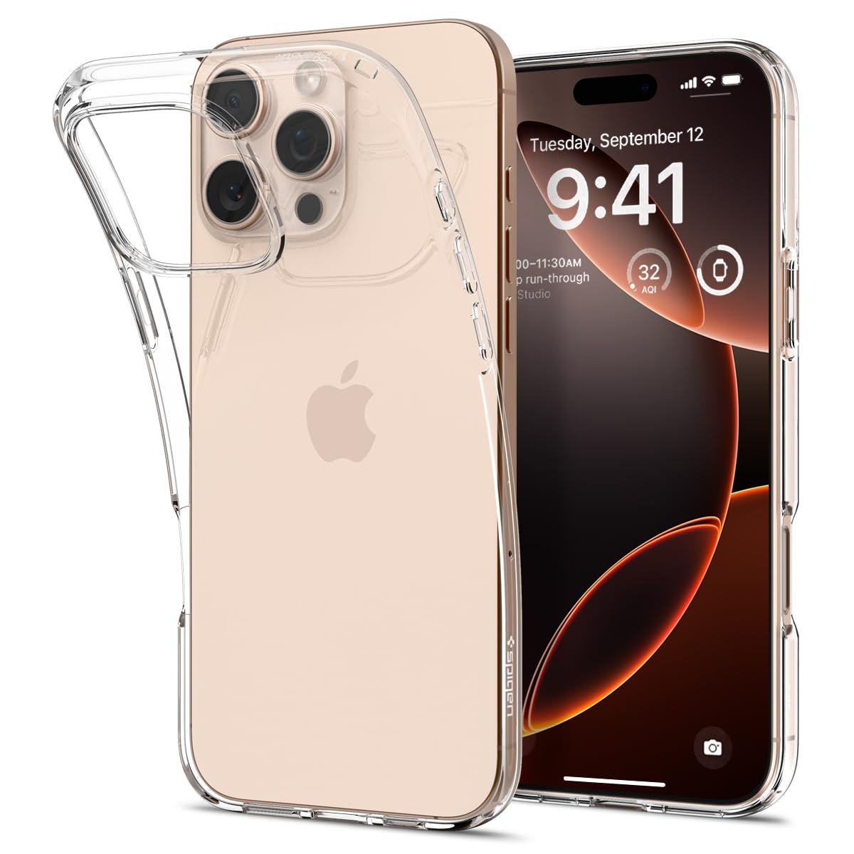 Spigen Liquid Crystal Hülle Kompatibel mit iPhone 16 Pro Max -Crystal Clear