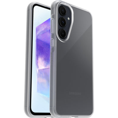 OtterBox Sleek Hülle für Samsung Galaxy A55 5G, stoßfest, sturzsicher, ultraschlank, schützende Hülle, Getestet nach Militärstandard, Transparent - Keine Einzelhandelsverpackung