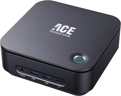 ACEMAGICIAN Mini PC, Core i5 11320H,32GB DDR4 RAM 512GB SSD Micro Desktop Computer,Thunderbolt 4/DP/HDMI Triple Output, Iris Xe Graphics 96EU Support 8K,Fingerprint,Built-in Speaker