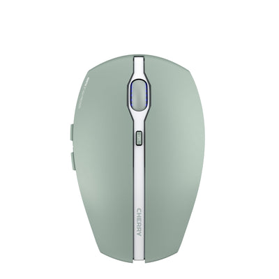 CHERRY GENTIX BT, Kabellose Bluetooth-Maus, Multi-Device-Funktion für bis zu 3 Geräte, Umschaltbare Auflösung (1000/2000 dpi), Batteriebetrieben, Agave Green