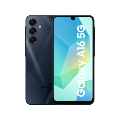 Samsung Galaxy A16 5G Smartphone ohne Vertrag, Handy mit Android, 50-MP-Hauptkamera, 16,91 cm / 6,7" Display, 128 GB, Blue Black+Card Slot Cover Back