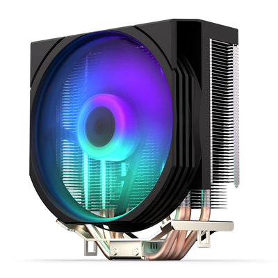 ENDORFY Spartan 5 MAX ARGB, cpu kühler mit lüfter 120 mm, Kompakte Bauweise, Helle ARGB-LED-Beleuchtung, am4 kühler, am5 cpu kühler, AM5, AM4, LGA1700, LGA1200, LGA1150, EY3A004