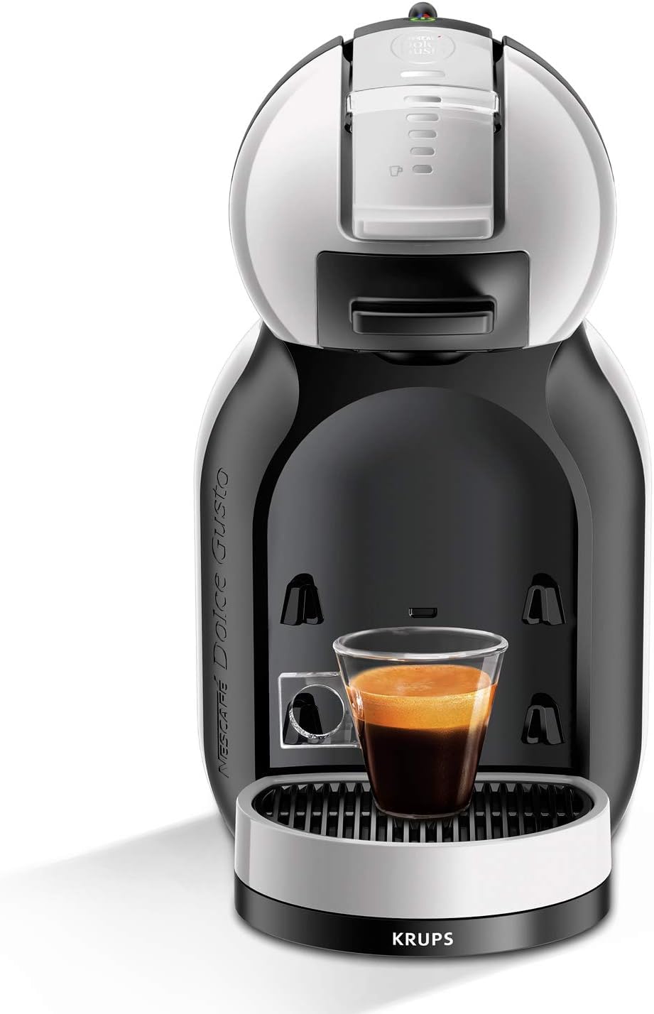 NESCAFÉ DOLCE GUSTO MINI ME by KRUPS arctic-grey/ schwarz automatische Kaffeekapselmaschine