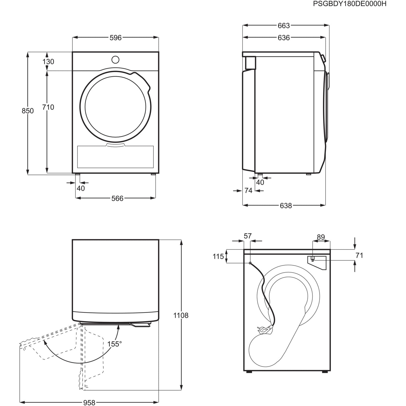 AEG Wärmepumpentrockner 8 kg – Serie 7000 SensiDry schonendes & energiesparendes Trockenverfahren – A+++ – Mengenautomatik – Schontrommel – Knitterschutz – TR7T65680