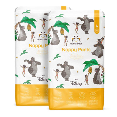 Amazon-Marke: Mama Bear Disney Größe 6 (15+ kg) – Monatspackung, Weiß, 120 Stück (2 Packungen mit 60)